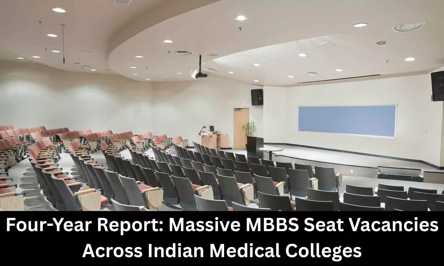 Massive MBBS Seats Vacant Across Indian Medical Colleges, reveals four-year report