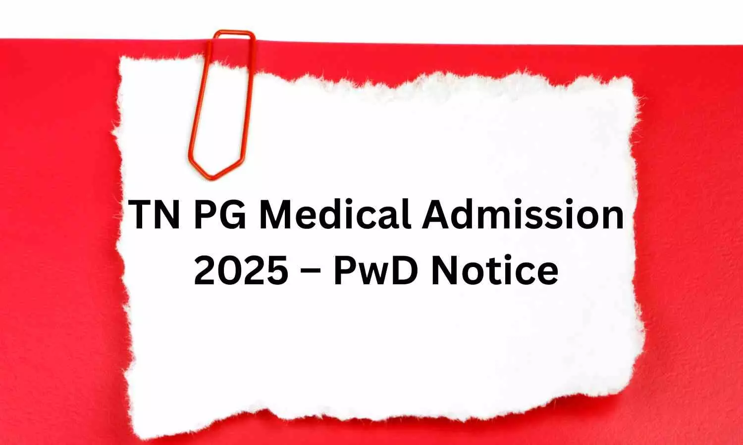 NEET PG counselling: TN Health issues notice for PwD candidates, details