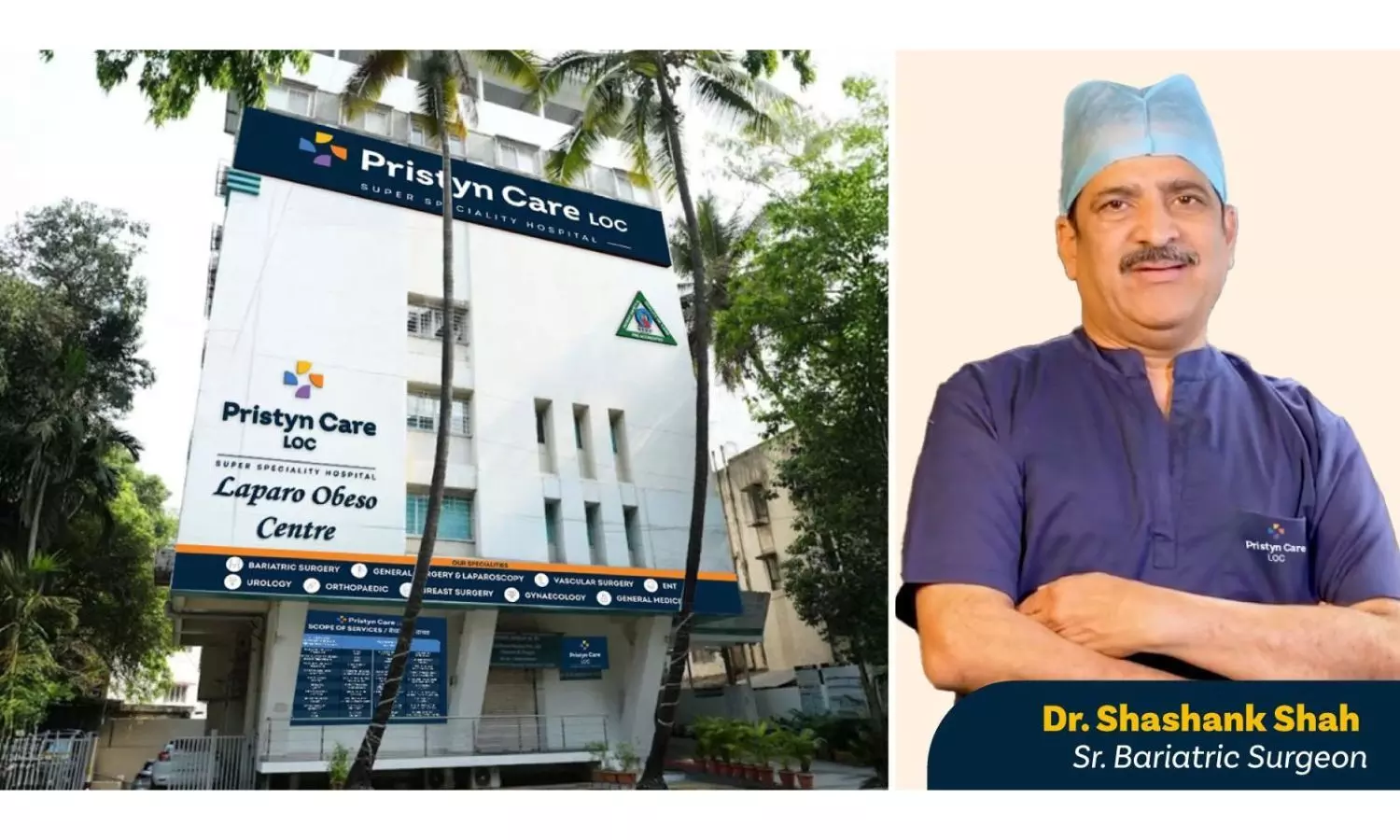 Pristyn Hospitals expand with Dr Shashank Shah's Laparo Obeso Centre in Maharashtra